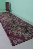 Old Moroccan rug 7 x 15.1 Feet