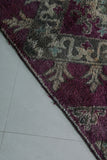 Old Moroccan rug 7 x 15.1 Feet