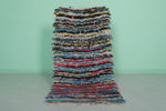 Colorful Striped Shaggy Rug 2.4 X 4.7 Feet