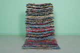 Colorful Striped Shaggy Rug 2.4 X 4.7 Feet