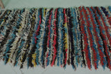 Colorful Striped Shaggy Rug 2.4 X 4.7 Feet