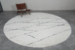 Custom rounded berber rug - wool rug