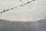 Custom rounded berber rug - wool rug