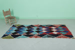 Moroccan berber rug 2.9 X 7.2 Feet - Boucherouite Rugs