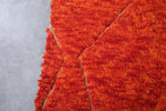 Orange Moroccan rug 8 X 9.7 Feet