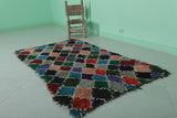 Moroccan berber rug 3 X 5.9 Feet - Boucherouite Rugs