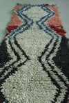 Moroccan berber rug 2.4 X 6.3 Feet - Boucherouite Rugs