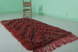 Moroccan berber rug 2.8 X 6 Feet - Boucherouite Rugs