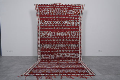 Handwoven kilim 5.5 FT X 8.8 FT