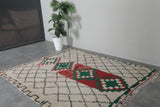 Handmade Moroccan rug 5.4 FT × 6.3 FT