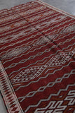 Handwoven kilim 5.5 FT X 8.8 FT