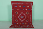 Amazing Red Kilim Rug 3.2 FT X 4.6 FT