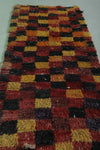 Moroccan berber rug 2.5 X 5.4 Feet - Boucherouite Rugs