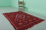 Amazing Red Kilim Rug 3.2 FT X 4.6 FT