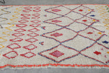 Colorful Moroccan rug 4.8 FT × 7.7 FT