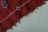 Amazing Red Kilim Rug 3.2 FT X 4.6 FT