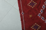 Amazing Red Kilim Rug 3.2 FT X 4.6 FT