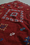 Amazing Red Kilim Rug 3.2 FT X 4.6 FT