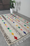 Moroccan Berber rug 4.6 FT × 6.8 FT