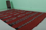 Vintage Kilim berber rug 5.6 ft x 10.3 ft