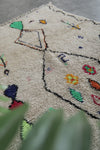 Colorful berber rug 4.7 FT × 7.2 FT