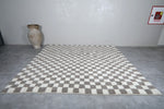 Checkered Moroccan rug 10 X 9.6 Feet