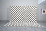 Checkered Moroccan rug 10 X 9.6 Feet