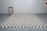 Checkered Moroccan rug 10 X 9.6 Feet