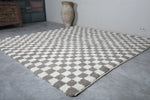 Checkered Moroccan rug 10 X 9.6 Feet