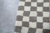 Checkered Moroccan rug 10 X 9.6 Feet