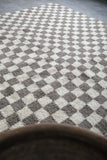 Checkered Moroccan rug 10 X 9.6 Feet