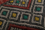 Moroccan berber rug 3 X 6.6 Feet - Boucherouite Rugs