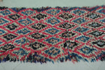 Moroccan berber rug 2.7 X 5.5 Feet - Boucherouite Rugs