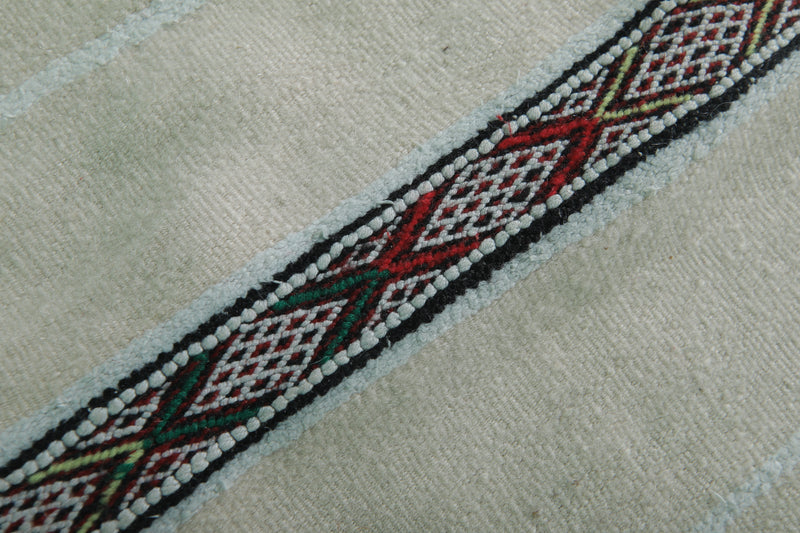 Moroccan Berber Wedding Blanket - 3.7 FT x 6.6 FT | Handmade Craftsmanship