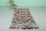 Moroccan berber rug 3.2 X 6.5 Feet - Boucherouite Rugs