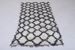 Moroccan berber rug 3.1 X 6.1 Feet - Boucherouite Rugs