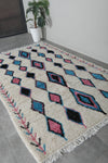 Moroccan berber rug 4.6 FT × 7.6 FT