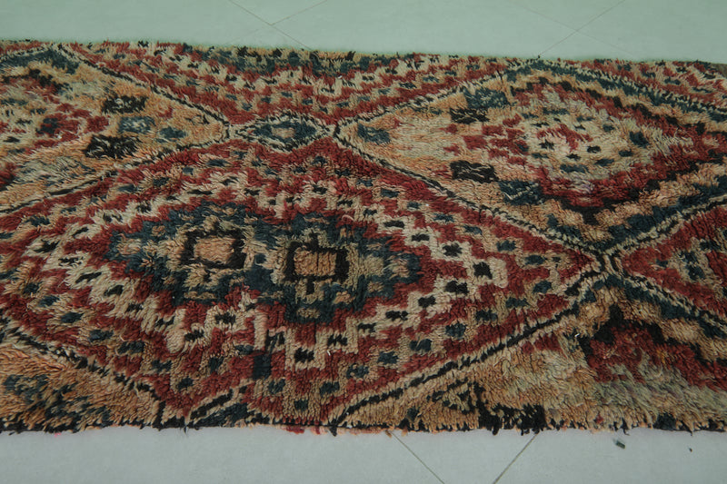 Handwoven Berber Rug - Authentic Moroccan Style 3.3 X 6.9 Feet