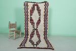 Moroccan berber rug 2.9 X 6.8 Feet - Boucherouite Rugs