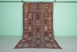 Moroccan Boujaad Rug with Symmetrical Patterns - 6.5 x 10.7 Feet