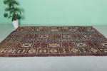 Moroccan Boujaad Rug with Symmetrical Patterns - 6.5 x 10.7 Feet