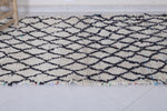 Moroccan Berber Rug with Diamond Pattern - 3.7 X 7.7 Feet