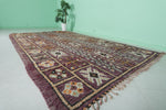 Moroccan Boujaad Rug with Symmetrical Patterns - 6.5 x 10.7 Feet