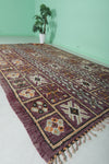 Moroccan Boujaad Rug with Symmetrical Patterns - 6.5 x 10.7 Feet