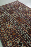 Moroccan Boujaad Rug with Symmetrical Patterns - 6.5 x 10.7 Feet