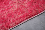 Pink Moroccan rug 13.7 X 13.4 Feet