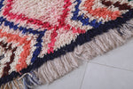 Vibrant Moroccan Berber Rug - 2.9 X 6.1 Feet