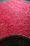 Pink Moroccan rug 13.7 X 13.4 Feet