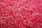 Pink Moroccan rug 13.7 X 13.4 Feet