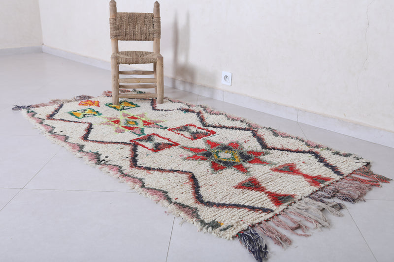 Colorful Moroccan Berber Rug - 3.1 X 5.7 Feet